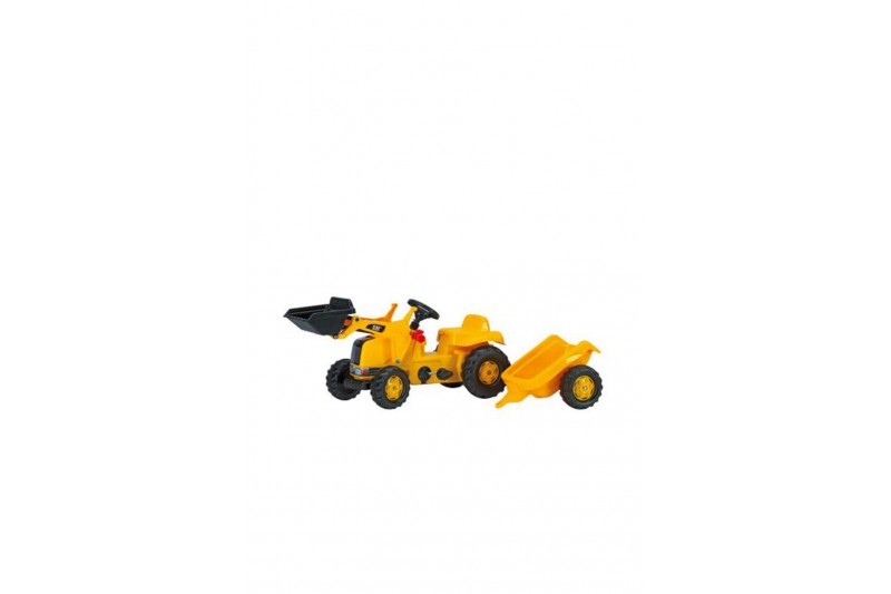 Traktor na pedały z ładowaczem i przyczepką CAT - Rolly Toys 023288