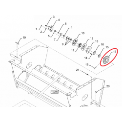 Koło łańcuchowe do New Holland Case 84981028 - TraktorParts.pl
