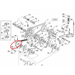 Koło łańcuchowe do New Holland Case 423659 - TraktorParts.pl