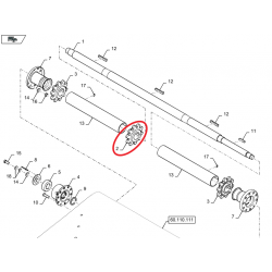 Koło łańcuchowe do New Holland Case 84038625 - TraktorParts.pl