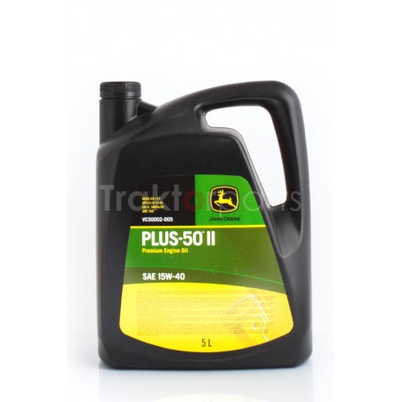 John Deere Plus 50 II Motoröl 15W-40 – 5 Liter, ACEA E7/E9, API CI-4/CK-4/SJ/SL/SM