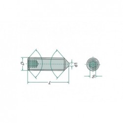 Kołek gwintowany 485914007 - TraktorParts.pl - 1