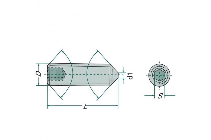 Kołek gwintowany 485914007 - TraktorParts.pl - 1
