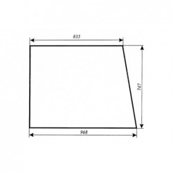 Szyba boczna Zetor 59117907 - TraktorParts.pl - 1