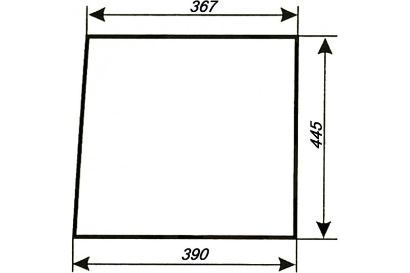 Szyba przednia Zetor 69117948 - TraktorParts.pl - 1