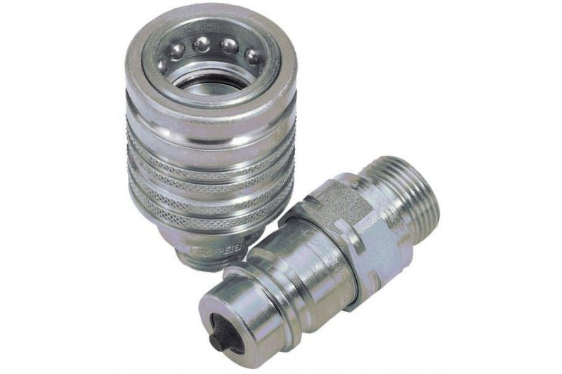 Szybkozłącze wtyczka CNV 1-2" gwint grodziowy M14x1.5 8L Faster CNV0851415M - TraktorParts.pl - 1