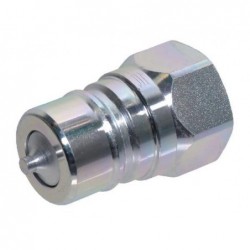 Szybkozłącze wtyczka 3-8" gwint wew. 3-8" BSP z zaworem grzybkowym ANV Faster ANV38GASM - TraktorParts.pl - 1