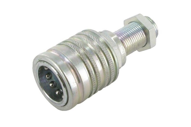 Szybkozłącze gniazdo CPV 1-2" gwint grodziowy M18x1.5 12L Faster CPV0871815F - TraktorParts.pl - 1