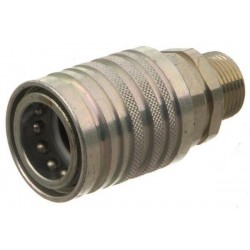 Szybkozłącze gniazdo SKP-F 1-2" gwint zewnętrzny M22x1.5 14S Faster SKPF12S22 - TraktorParts.pl - 1