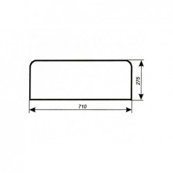 Szyba tylna dolna Ursus 80368141 - TraktorParts.pl - 1