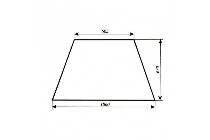 Szyba boczna Ursus 83368303 - TraktorParts.pl - 1
