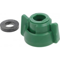 Pokrywka dyszy bagnet SW11 zielony z uszczelką 25 szt. do Claas 40290105P025 - TraktorParts.pl - 1
