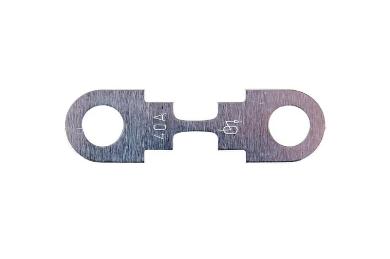 Bezpiecznik blaszany 40A L 41 mm op 10 szt Hella 8JS713575112 - TraktorParts.pl - 1