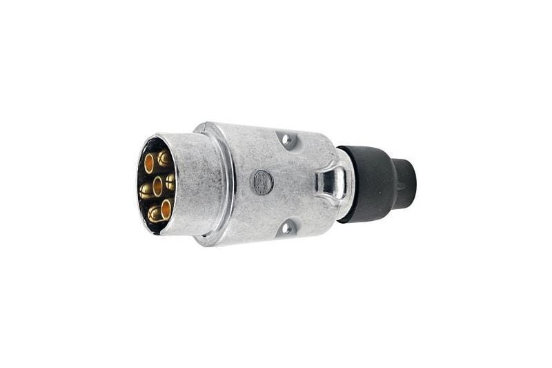 Wtyczka 7-biegunowa 12-24V metalowa Hella 8JA001918002 - TraktorParts.pl - 1