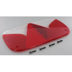Klosz lampy tylnej czerwony-biały Hella 9EL990632011 - TraktorParts.pl - 1