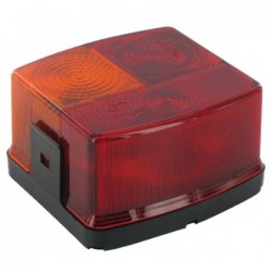 Lampa tylna zespolona 95x90mm lewa Hella 2SD002776231 - TraktorParts.pl - 1