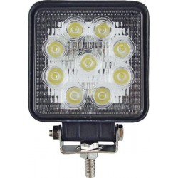 Lampa robocza LED kwadratowa 27W 2160 lm 10-110V światło rozproszone 9 LED GOPART LA15022 - TraktorParts.pl - 1