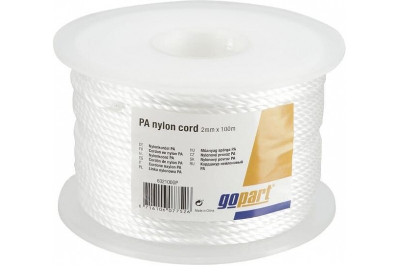 Lina nylonowa 2 mm x 100 m GOPART 602100GP - TraktorParts.pl - 1