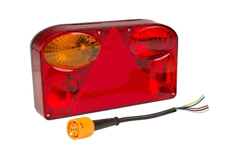 Lampa tylna zespolona lewa prostokątna GOPART LA45029L - TraktorParts.pl - 1
