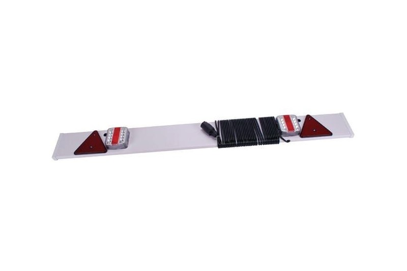 Zestaw lamp LED na belce 1370mm z trójkątem odblaskowym 12m GOPART LA91294GP - TraktorParts.pl - 1