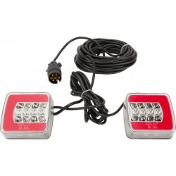 Zestaw lamp LED tylnych przykręcanych 12m GOPART LA65010 - TraktorParts.pl - 1