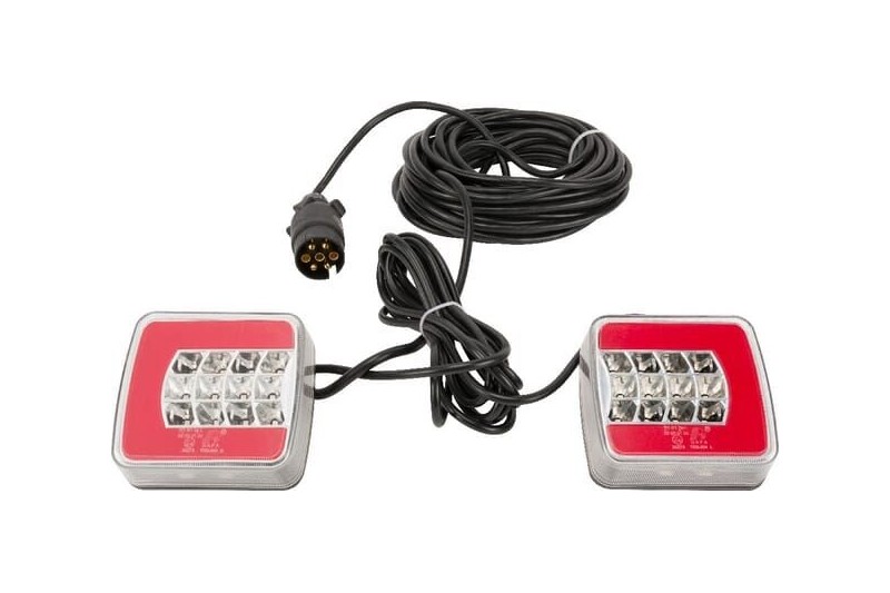 Zestaw lamp LED tylnych przykręcanych 12m GOPART LA65010 - TraktorParts.pl - 1