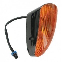 Lampa kierunkowskazu prostokątna pomarańczowa przykręcana z wtyczką Deutsch COBO - 03456000 - TraktorParts.pl - 1