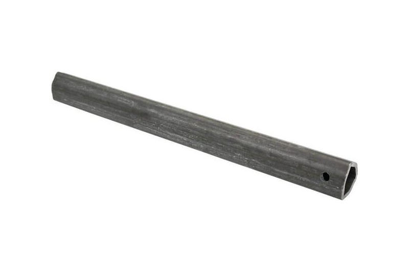 Rura profilowana zewnętrzna trójkątna T10 wew. 27.3 zew. 32.5x2.6 mm L-0.39 m Comer 43001521102070730 - TraktorParts.pl - 1