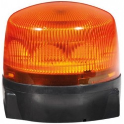 Lampa błyskowa stroboskopowa Rota-LED 12W przykręcana 12-24V 132 mm x 124 mm 8 LED Hella 2XD012878001 - TraktorParts.pl - 1