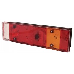 Lampa tylna zespolona prawa 12-24V pomarańczowa-czerwona-biała przykręcana Waś Waś 1400680720 - TraktorParts.pl - 1