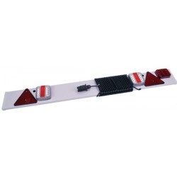 Zestaw lamp LED na belce 1215mm z trójkątem odblaskowym i światłem przeciwmgielnym 12m gopart LA91292GP - TraktorParts.pl - 1