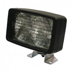 Lampa robocza Halogen 55W prostokątna 12V przezroczysta przykręcana Ajba Ajba LA03001 - TraktorParts.pl - 1