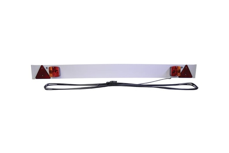 Zestaw lamp na belce 1680mm z trójkątem odblaskowym 12m gopart LA91286GP - TraktorParts.pl - 1