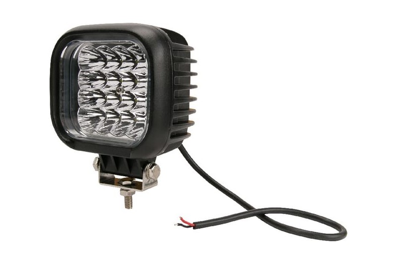 Lampa robocza LED kwadratowa 48W 4000 lm 10-30V światło skupione Kramp LA10056 - TraktorParts.pl - 1