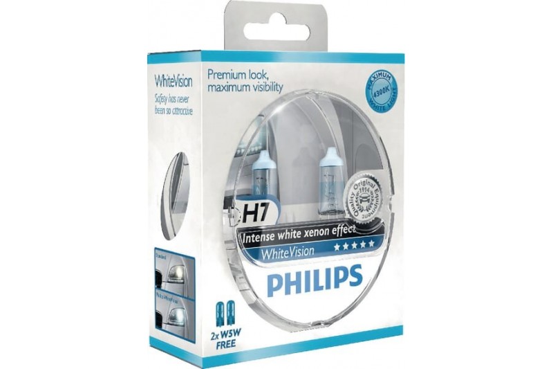 Żarówka H7 WhiteVision 12V Philips GL12972WHVSM - TraktorParts.pl - 1