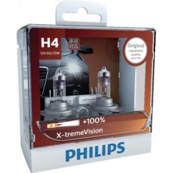 Zestaw żarówek Halogen H4 12V 55W P43t-38 Philips Philips GL12342XVS2 - TraktorParts.pl - 1