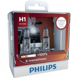 Zestaw żarówek Halogen H1 12V 55W P14-5s Philips Philips GL12258XVS2 - TraktorParts.pl - 1