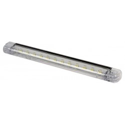 Lampa obrysowa LED prostokątna 12-24V przezroczysta przykręcana Waś Waś 1400300560 - TraktorParts.pl - 1