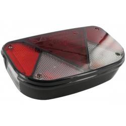 Lampa zespolona tylna lewa prostokątna 12V Aspöck 247000007 - TraktorParts.pl - 1