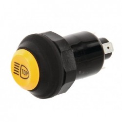 Przełącznik przyciskowy lamp górnych kabinowych okrągły żółty Pneutron 11130300PN - TraktorParts.pl - 1
