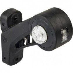 Lampa obrysowa LED lewa okrągła 12-24V pomrańczowa-czerwona-biała przykręcana Waś Waś 1400300569L - TraktorParts.pl - 1