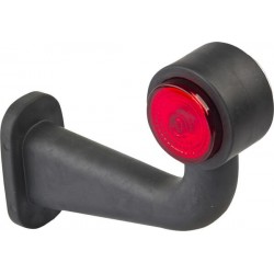 Lampa obrysowa LED prawa 12-24V czerwona przykręcana Waś Waś 1400300297BCP - TraktorParts.pl - 1