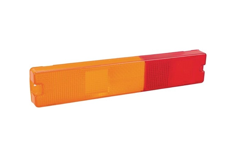 Klosz lampy pomarańczowy-czerwony prostokątny 300x62x30 mm tylny-lewy-prawy Hella 9EL997453001 - TraktorParts.pl - 1