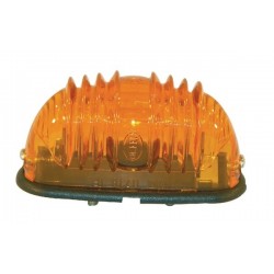 Lampa kierunkowskazu 18W owalna 12V pomarańczowa przykręcana 83x41 mm Hella 2BA001227211 - TraktorParts.pl - 1