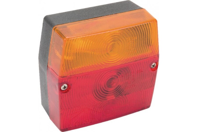 Lampa tylna zespolona kwadratowa 12V przykręcana Minipoint Aspöck Aspöck 230300507 - TraktorParts.pl - 1