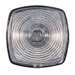 Lampa obrysowa 5W kwadratowa 12V przezroczysta przykręcana 62x40x62 mm Hella 2PF003057041 - TraktorParts.pl - 1