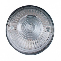 Lampa obrysowa okrągła 12V biała przykręcana Geka Geka PL86 - TraktorParts.pl - 1