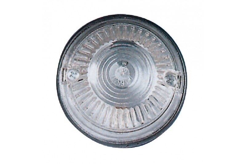 Lampa obrysowa okrągła 12V biała przykręcana Geka Geka PL86 - TraktorParts.pl - 1