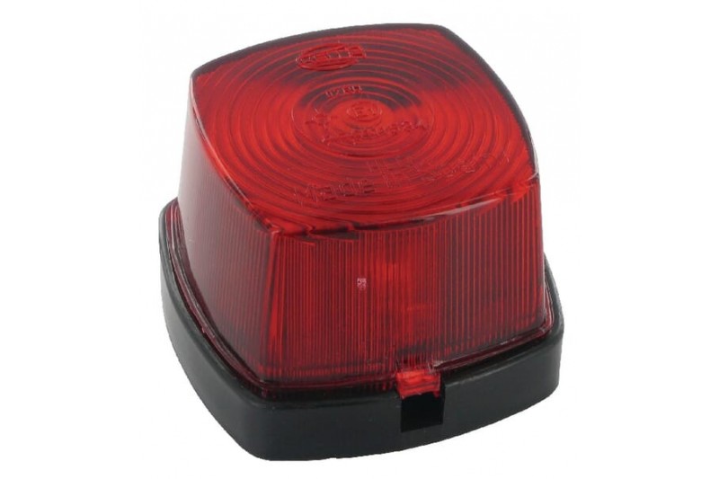 Lampa zespolona tylna kwadratowa 12-24V czerwona przykręcana 62x40x62 mm Hella 2SA003057021 - TraktorParts.pl - 1