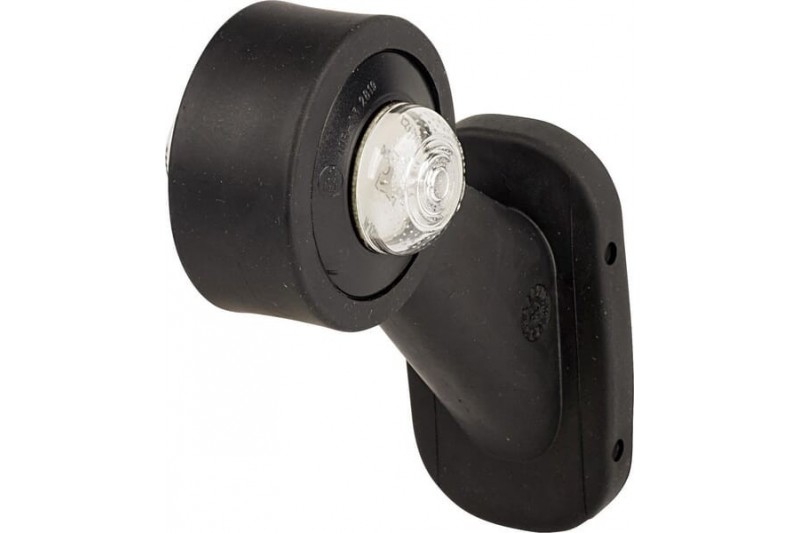 Lampa obrysowa LED lewa okrągła 12-24V przezroczysta przykręcana Waś Waś 1400699601 - TraktorParts.pl - 1